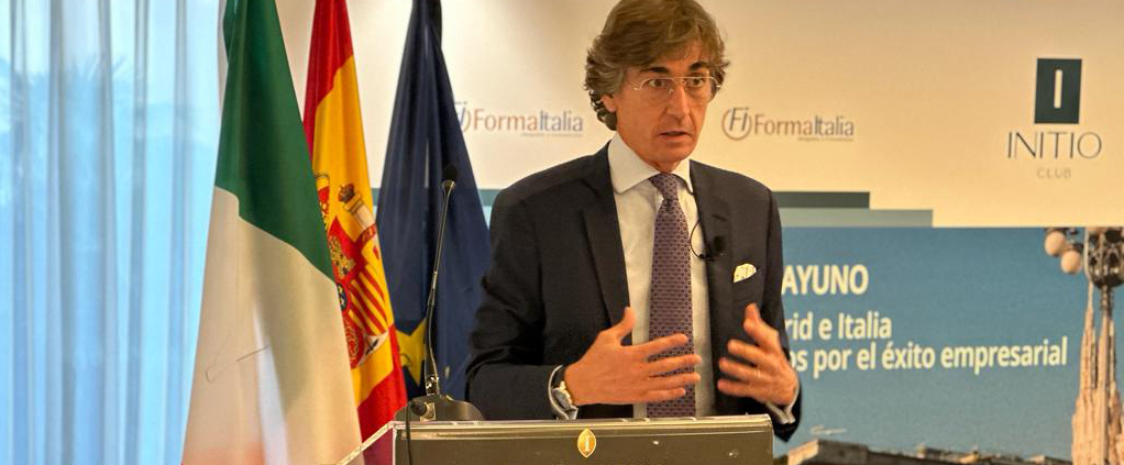 Alfredo Izquierdo en el foro Madrid e Italia